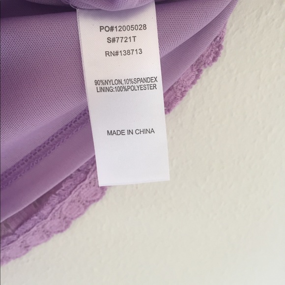 Doe & Rae Lilac Lace Swing Top - Picture 5 of 5